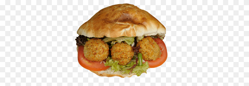 Falafel, Burger, Food, Bread, Pita Free Png