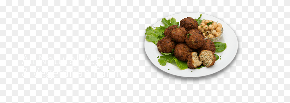 Falafel, Food, Meat, Meatball, Plate Png Image