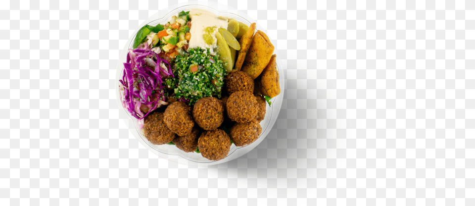 Falafel Inc Fritter, Food, Food Presentation, Dish, Meal Png Image