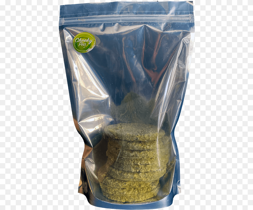 Falafel Patty 1kg Raw Frozen Plastic, Bag, Food Png Image