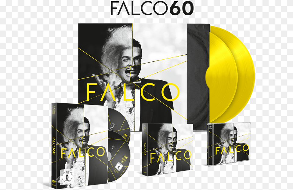 Falco Falco 60 Vinyl Record, Art, Collage, Adult, Wedding Png