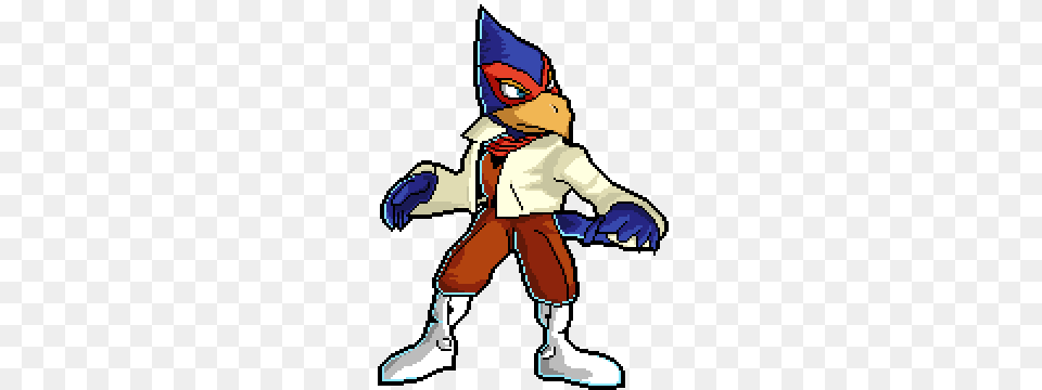 Falco In The Rivals Of Aether Style, Baby, Person, Book, Comics Png Image