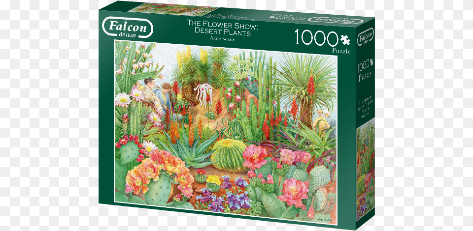 Falcon De Luxe The Flower Show Jigsaw Puzzle, Person, Cactus, Plant Free Png Download