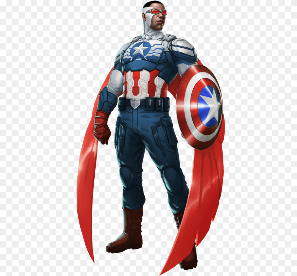 Falcon He Protec He Attac But Most Importantly He Blac, Clothing, Costume, Person, Adult Free Png Download