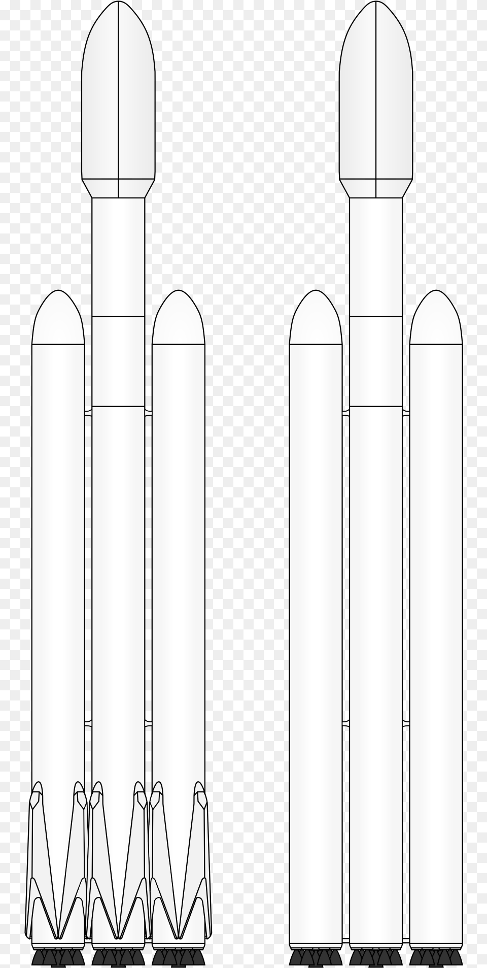 Falcon Heavy Drawing Cylinder Png