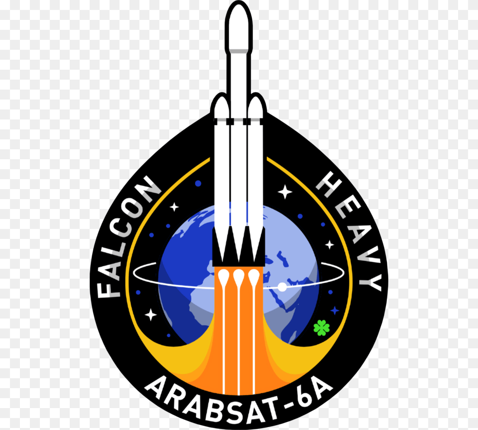 Falcon Heavy Mission Patch, Weapon, Logo, Smoke Pipe Free Png