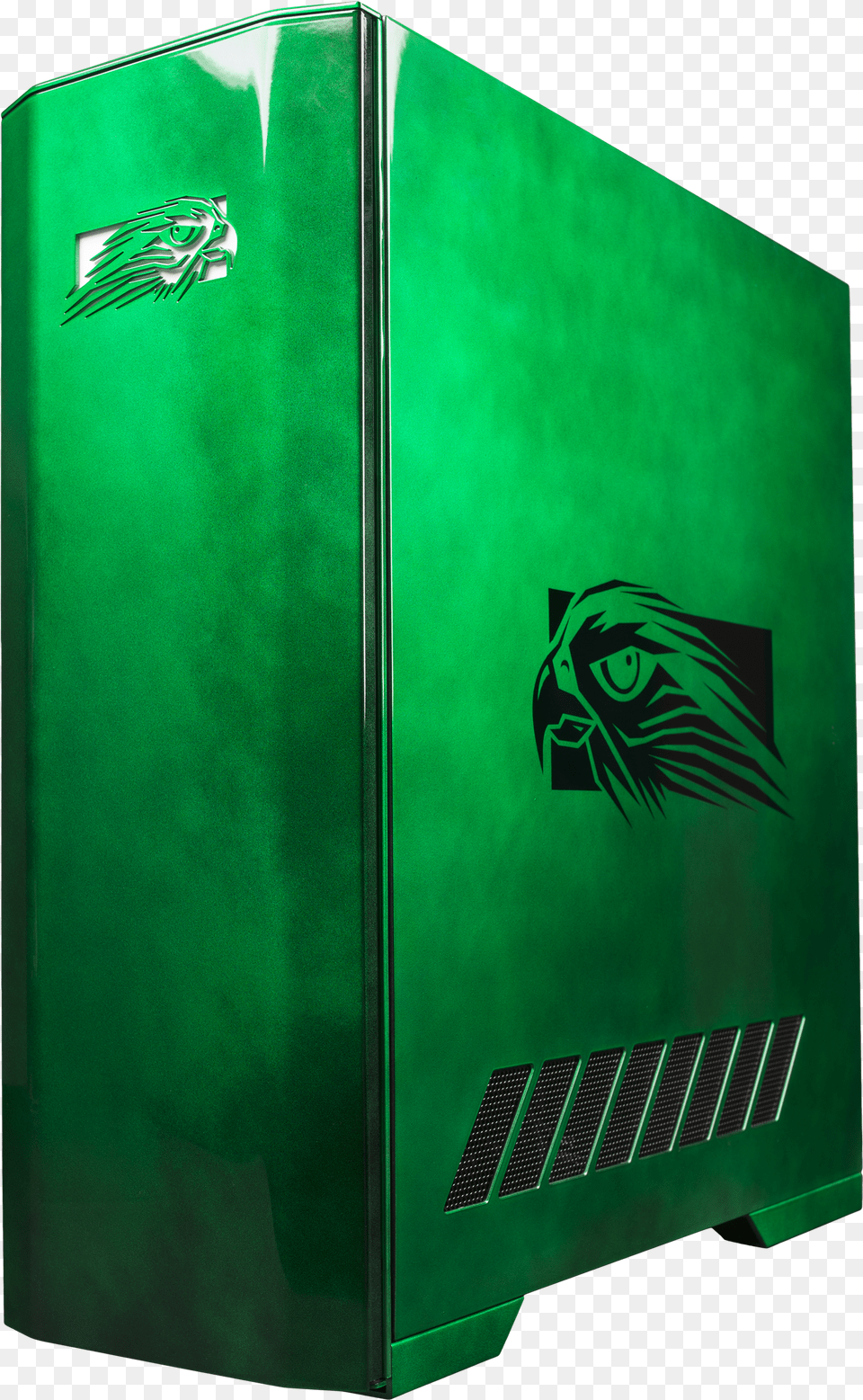 Falcon Northwest Mach V Desktop Pc In Jade Paintwork Book Free Png