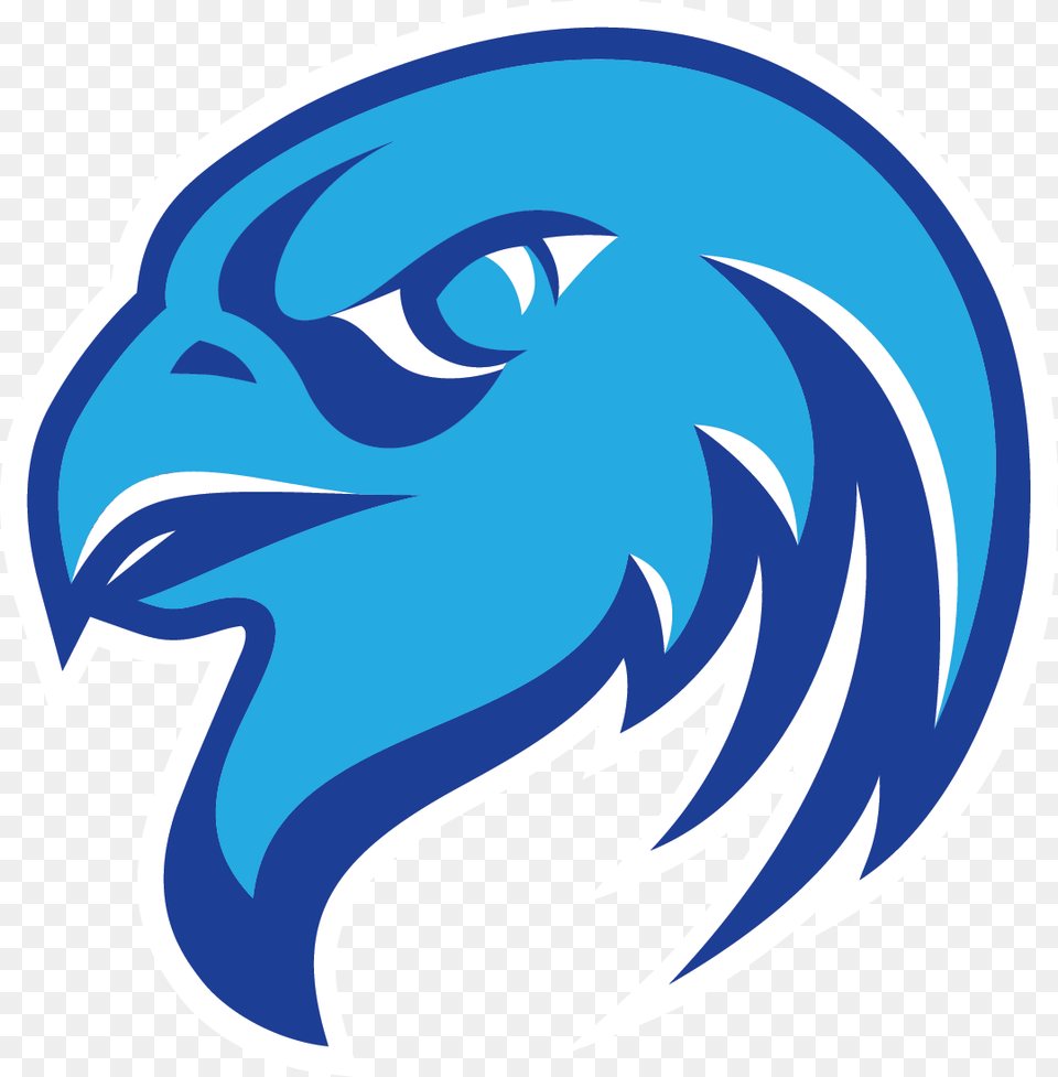 Falcon Vector Blue Black Forest Academy Falcon, Animal, Bird, Eagle, Fish Png