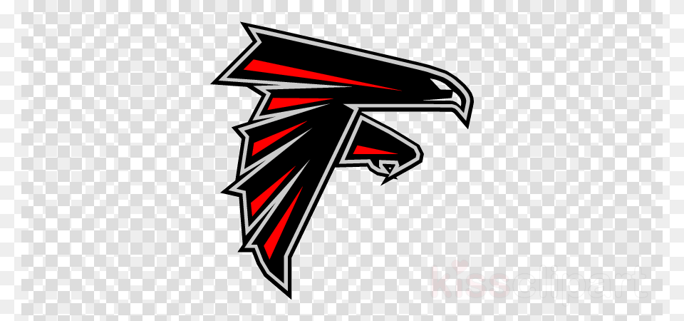 Falcons Logo Clipart Atlanta Falcons Clip Art, Emblem, Symbol, Blackboard, People Free Png Download
