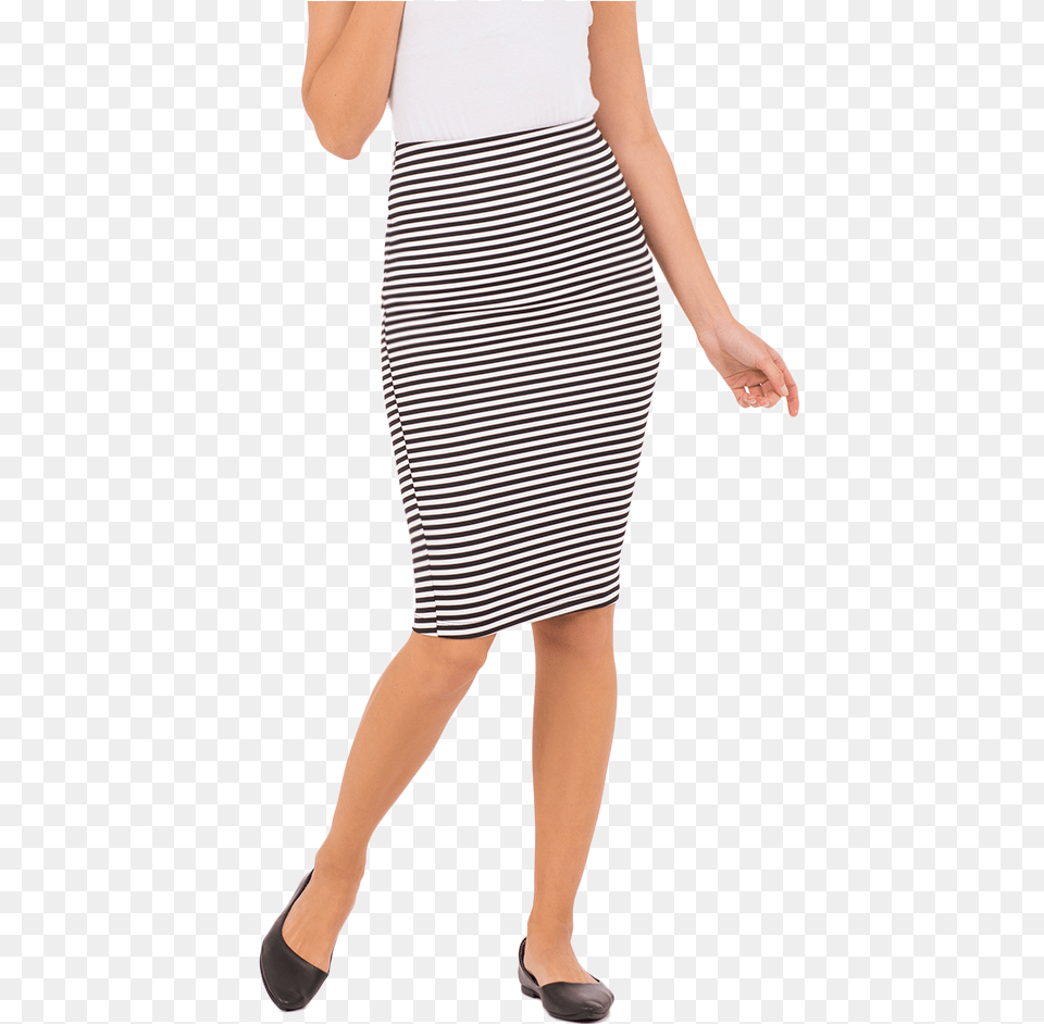 Falda Midi Rayas Falda Rayas, Miniskirt, Clothing, Skirt, Person Png