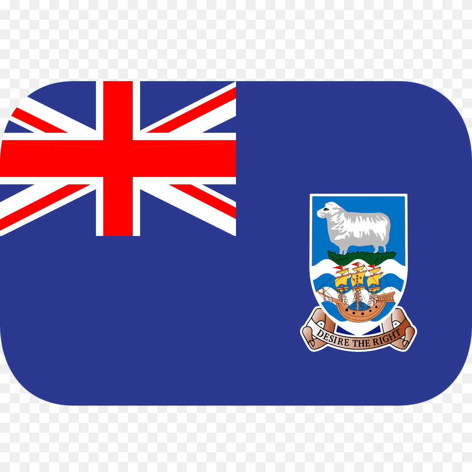 Falkland Islands Flag Emoji Clipart, Logo, Sticker, Emblem, Symbol Free Transparent Png