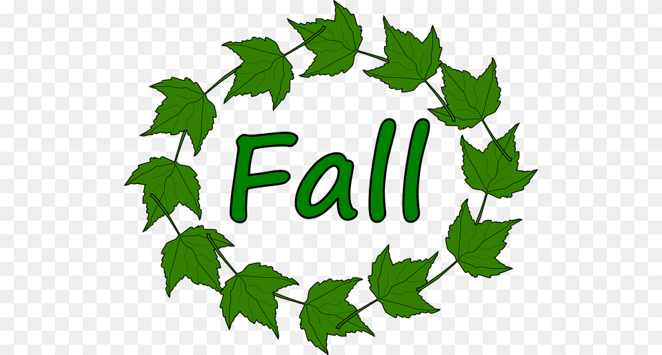 Fall Border Autumn Season, Green, Leaf, Plant, Tree Free Png Download