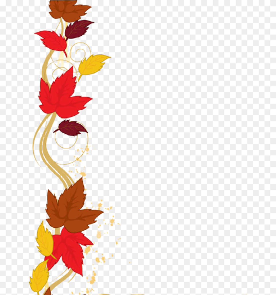Fall Border Clipart Fall Leaves Border Clipart Clipart, Art, Floral Design, Graphics, Leaf Free Png Download