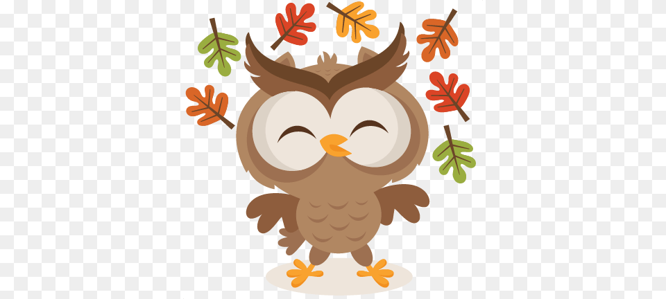 Fall Clipart, Animal, Bird, Owl Png