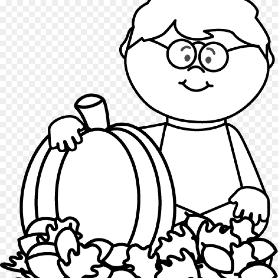 Fall Clipart Black And White Fall Clip Art Fall Images Thanksgiving Coloring Sheets Printable, Stencil, Baby, Person, Face Free Transparent Png