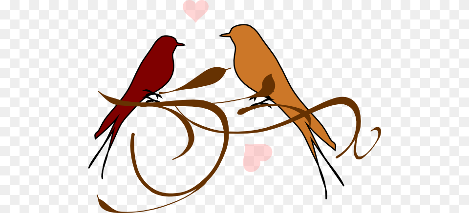 Fall Clipart Love, Animal, Bird Png Image