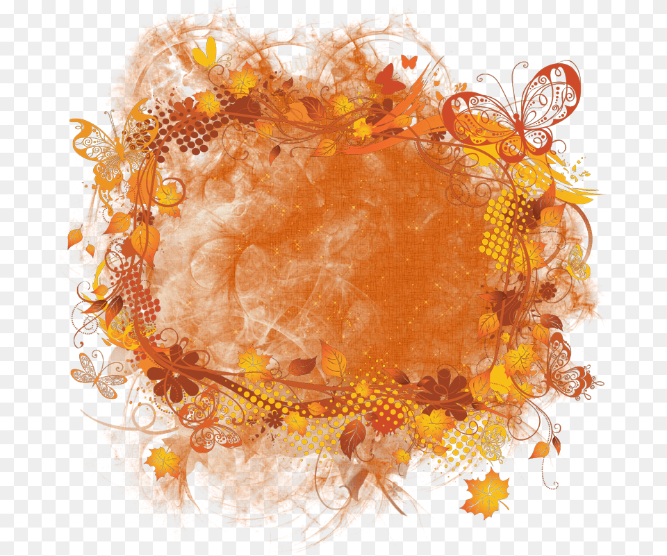 Fall Cluster Frame 800 Height X Width U2013 File Format Vector Trees, Art, Floral Design, Graphics, Pattern Free Png