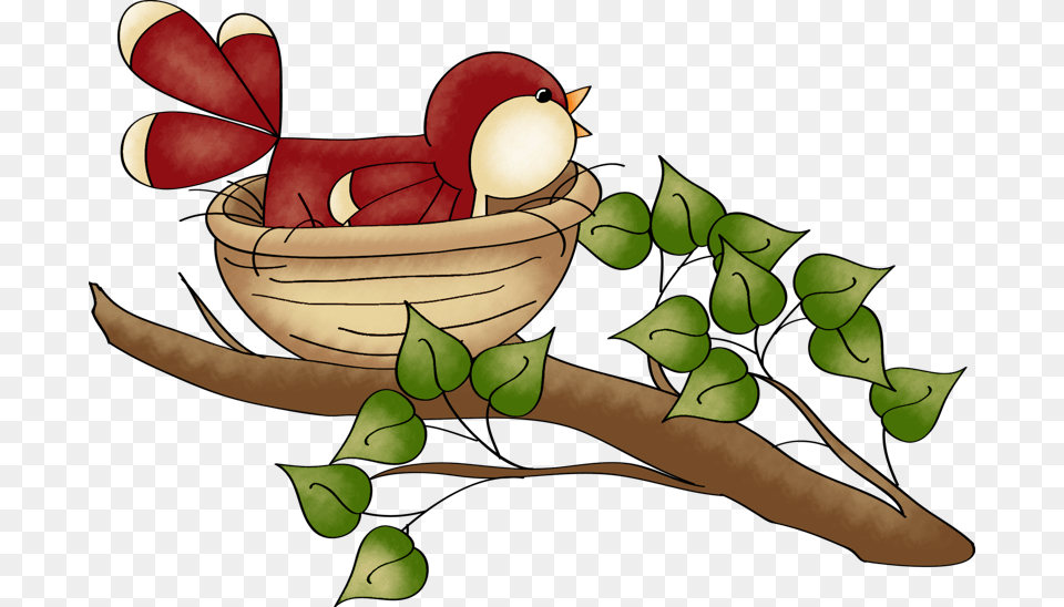 Fall Fall Open House At The Feathered Nest Clipart Bird Sitting On The Nest, Leaf, Plant, Herbal, Herbs Free Png