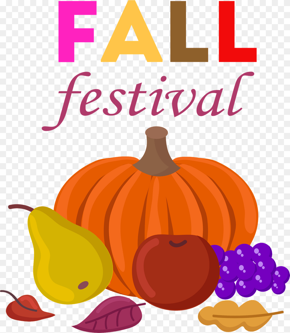Fall Festival Clipart, Food, Produce, Fruit, Plant Png