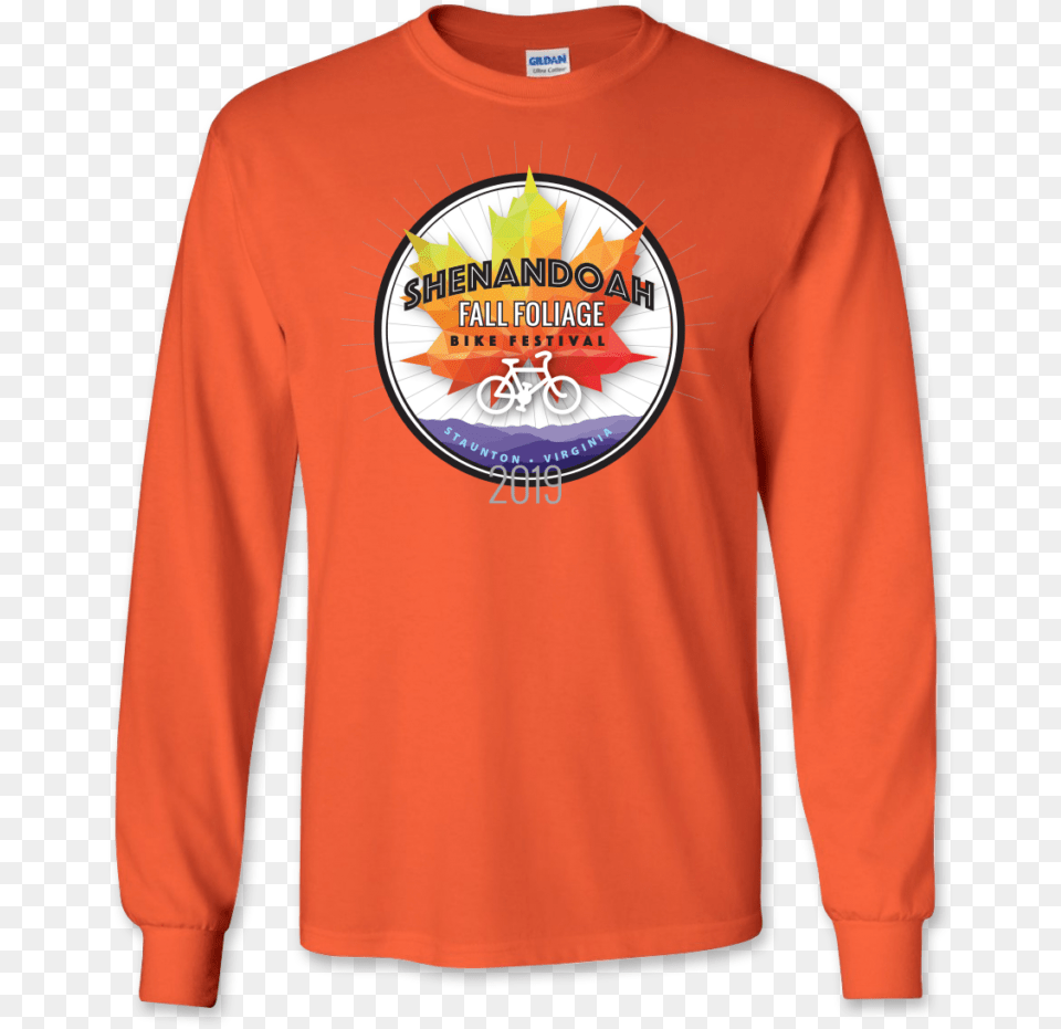 Fall Foliage Bike Festival 2019 Long Sleeve T Shirt 01 General Lee Shirt, Clothing, Long Sleeve, T-shirt, Knitwear Png Image
