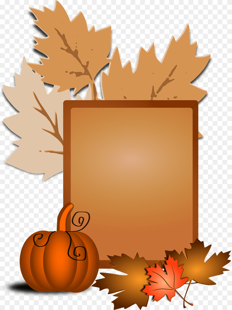 Fall Frame Clipart, Food, Leaf, Plant, Produce Png