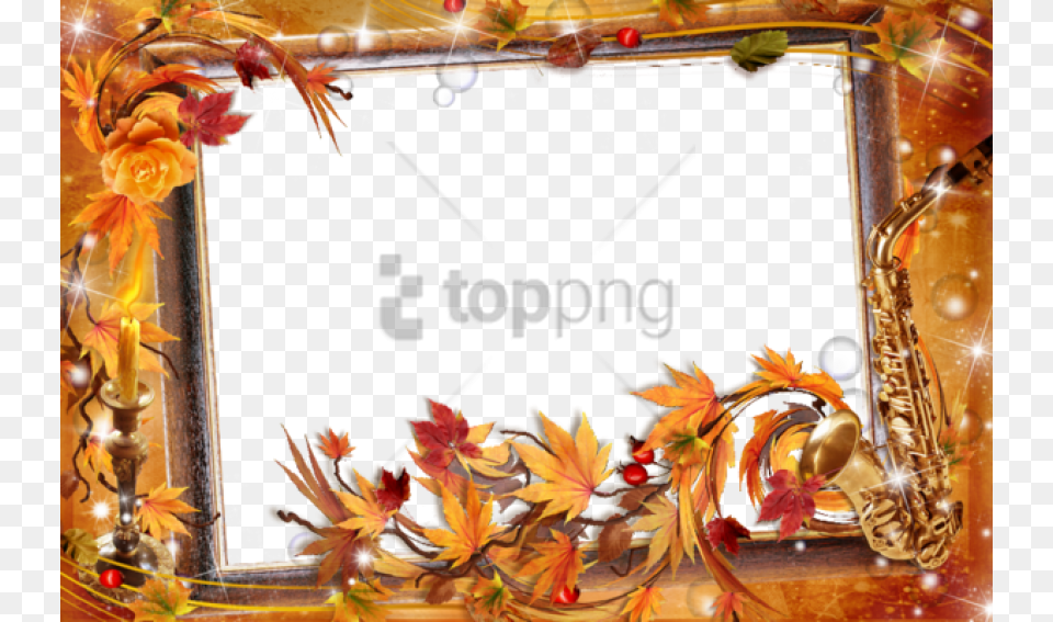 Fall Frames Image With Picture Frame, Leaf, Plant, Tree, Maple Free Transparent Png