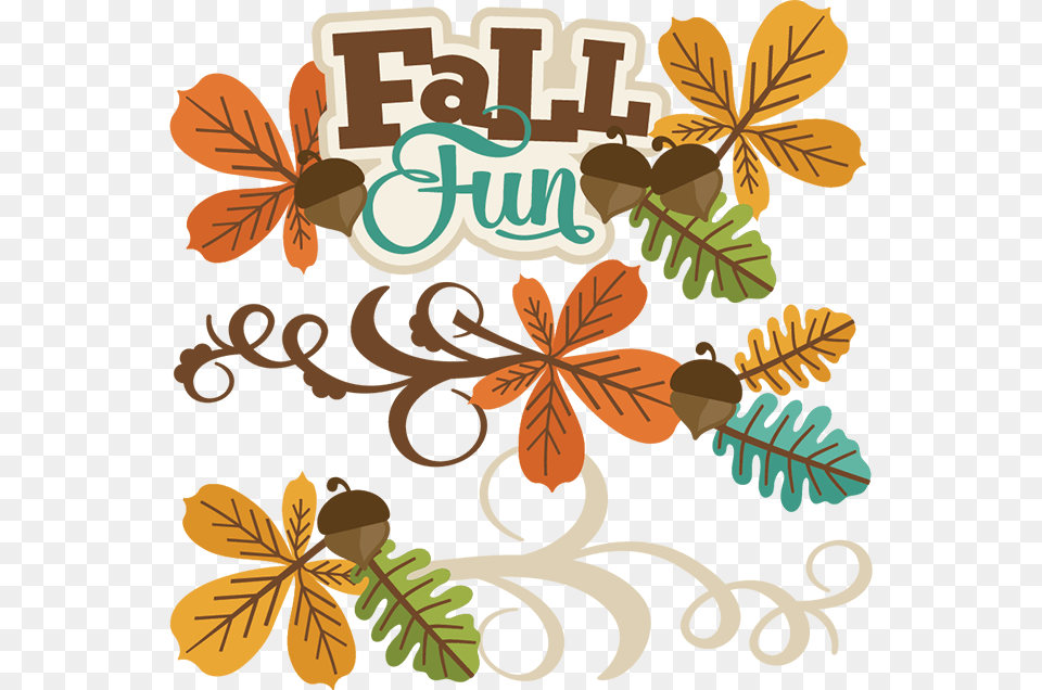 Fall Fun Day Clipart, Art, Graphics, Leaf, Plant Png Image