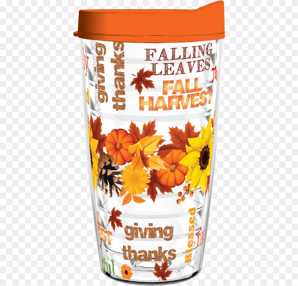Fall Harvest 16oz Tumbler Harvest, Cup, Leaf, Plant, Jar Png