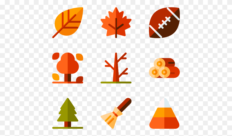 Fall Icons, Leaf, Plant, Food, Sweets Png Image