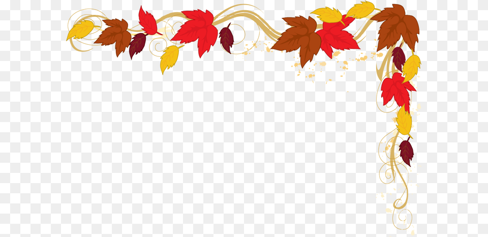 Fall Leaves Corner Border Fall Leaves Border, Art, Floral Design, Graphics, Leaf Free Transparent Png
