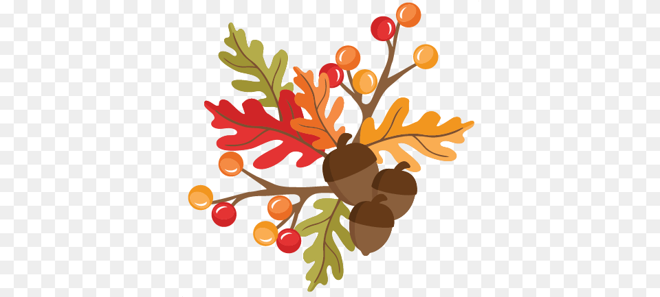 Fall Leaves Svg Cutting Files For Cricut Silhouette Pazzles Cute Autumn Leaf Clip Art, Food, Nut, Plant, Produce Free Transparent Png