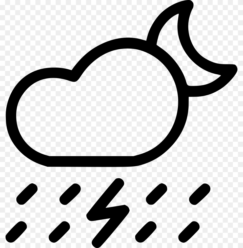 Fall Lightning Thunder Comments Clipart Clouds With Rain And Thunder, Stencil, Text, Smoke Pipe Free Png Download