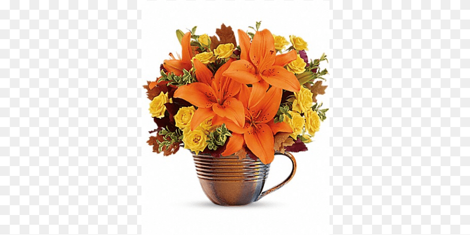 Fall Mystique Measuring Cup Teleflora, Flower, Flower Arrangement, Flower Bouquet, Plant Free Png