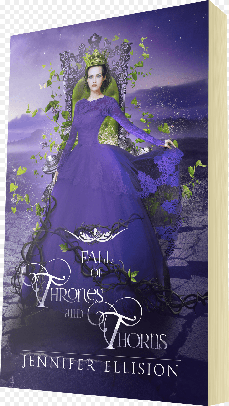 Fall Of Thrones And Thorns, Book, Publication, Clothing, Dress Free Transparent Png