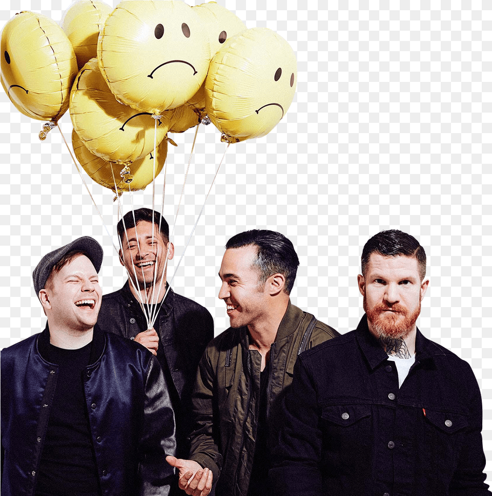 Fall Out Boy 2017, Balloon, Clothing, Coat, Face Png Image