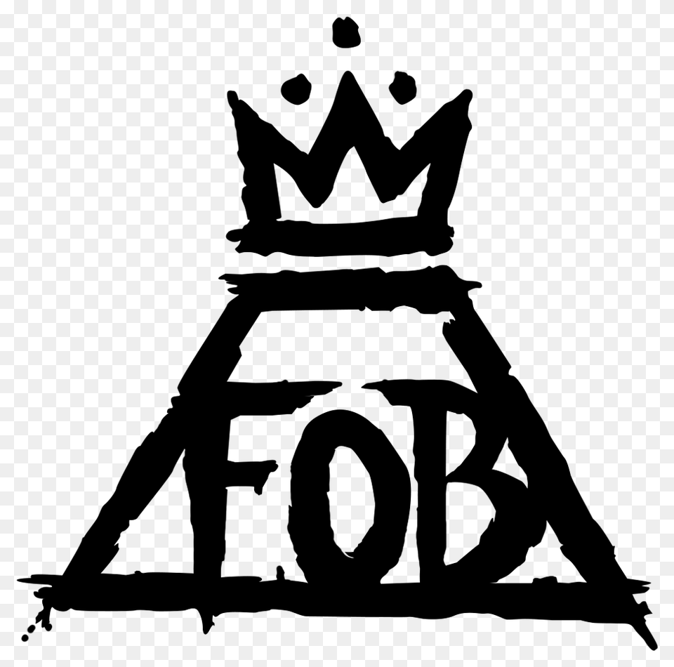 Fall Out Boy Logo, Accessories, Stencil, Jewelry, Person Free Png