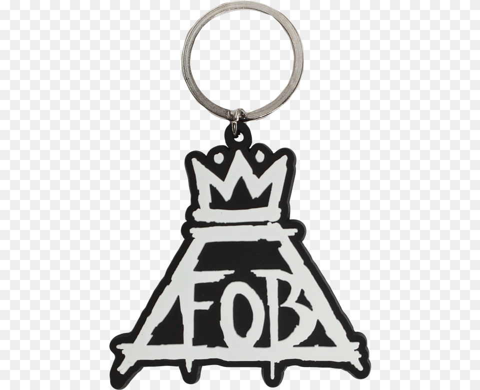 Fall Out Boy Logo Design On A Keychain Panic At The Disco Symbols, Accessories, Earring, Jewelry Png