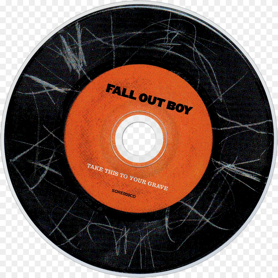 Fall Out Boy Take This To Your Grave Cd Disc Image Fall Out Boy Take This To Your Grave Cd, Disk, Dvd Png