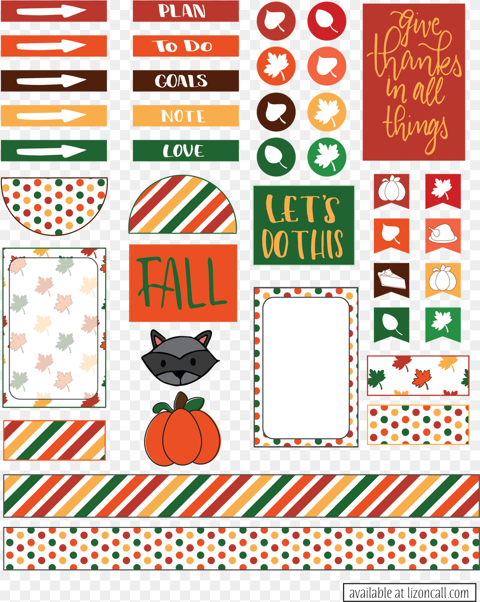 Fall Planner Stickers Create 365 Happy Planner Sticker Value Pack, Food, Sweets Png Image
