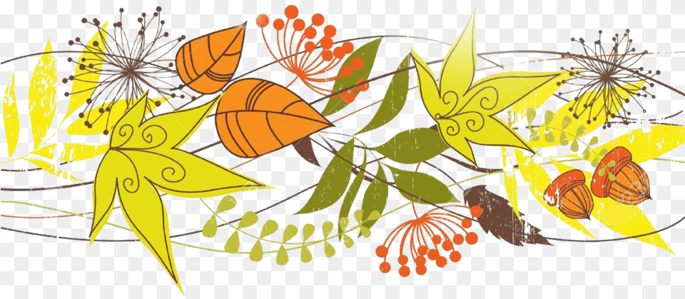 Fall Sample 3 Autumn, Art, Floral Design, Graphics, Pattern Png Image