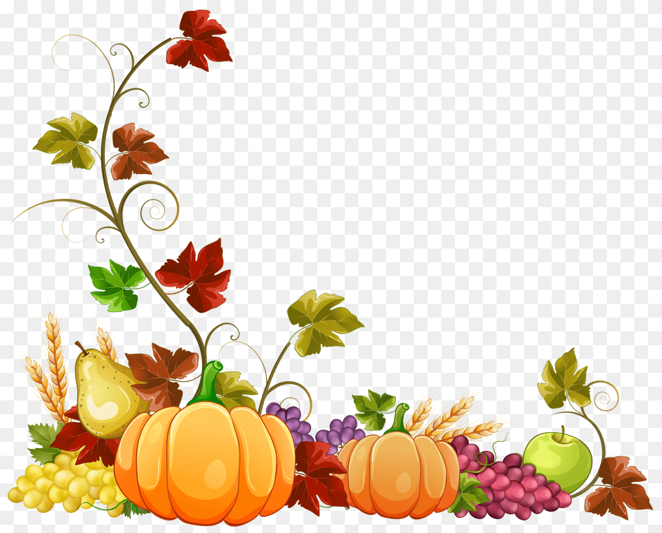 Fall Stuff Clip Art, Pattern, Graphics, Floral Design, Food Free Png Download