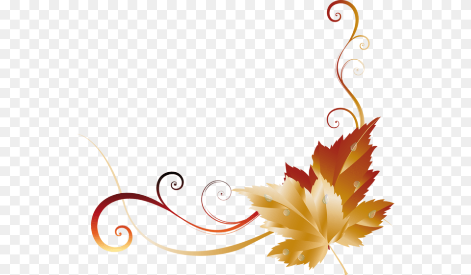 Fall Stuff Frame Borders, Art, Floral Design, Graphics, Leaf Free Png Download