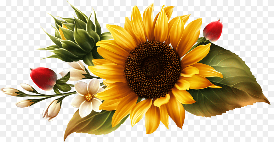 Fall Sunflowers U0026 Sunflowerspng Transparent Buna Dimineata Un Sfarsit De Saptamana, Flower, Flower Arrangement, Flower Bouquet, Plant Png Image