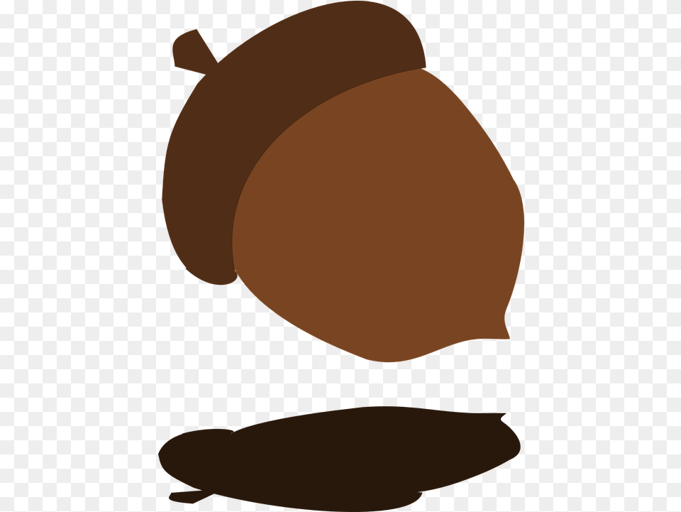 Fall Tree Acorn Shadow Falling Harvest Autumn Acorn Svg Mlp Acorn Cutie Mark, Vegetable, Food, Grain, Nut Free Png Download