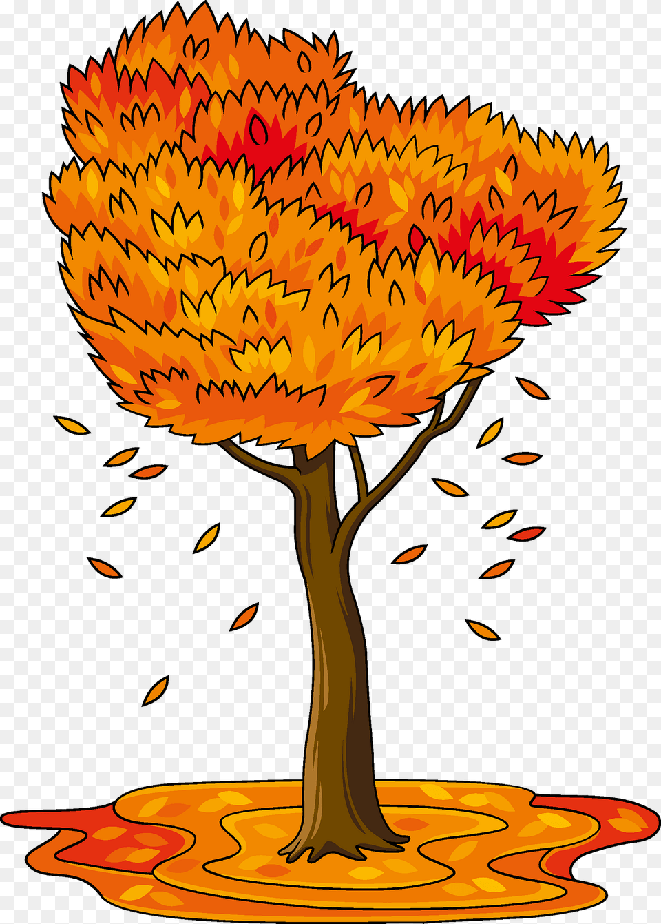 Fall Tree Clipart, Art, Plant, Modern Art, Painting Free Png Download