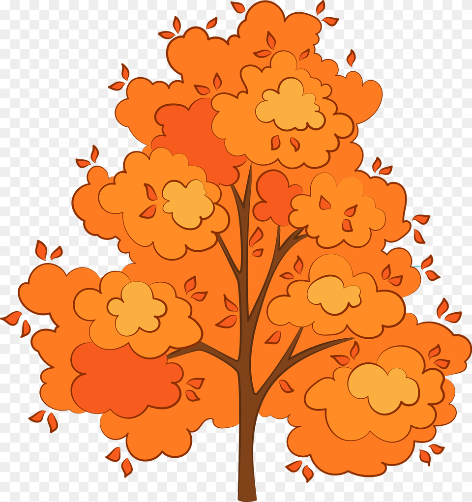 Fall Tree Clipart, Art, Graphics, Floral Design, Pattern Free Png Download