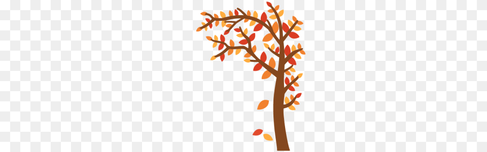 Fall Tree Cutting For Scrapbooking Autumn, Leaf, Plant, Art, Graphics Png