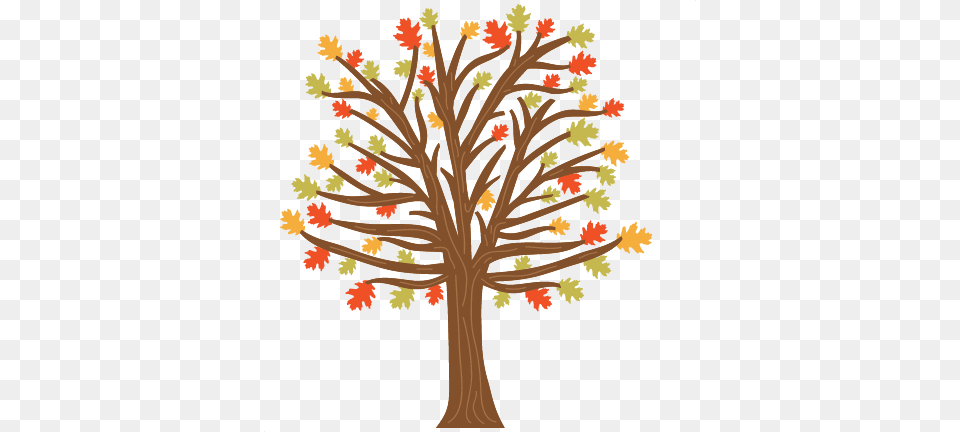 Fall Tree Scrapbook Cute Clipart For Silhouette, Plant, Art, Leaf, Oak Png