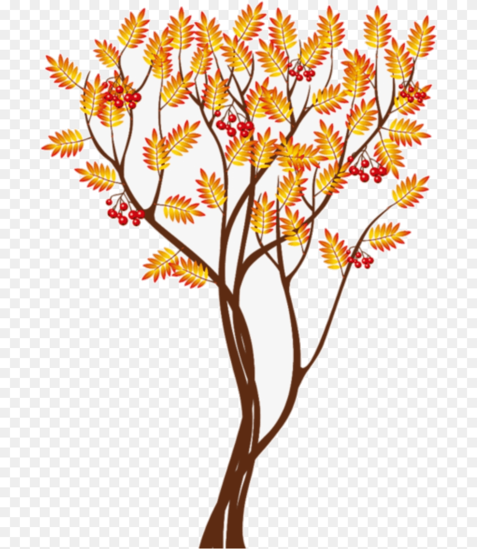 Fall Tree Transparent Autumn Clipart Transparent Autumn Tree Clipart, Art, Plant, Graphics, Floral Design Png Image