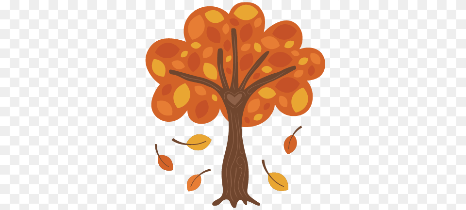 Fall Tree Transparent Background Mart Cute Fall Tree Clipart, Plant, Art, Cross, Symbol Free Png Download
